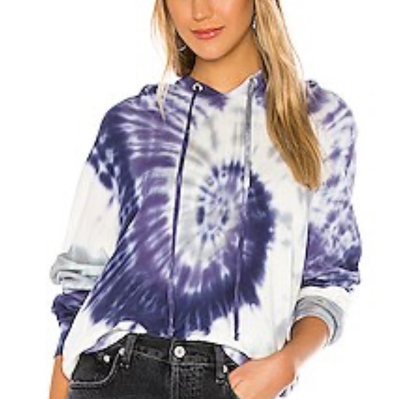 Michael Lauren Tops - Michael Lauren Max Hoodie in Lilac Swirl